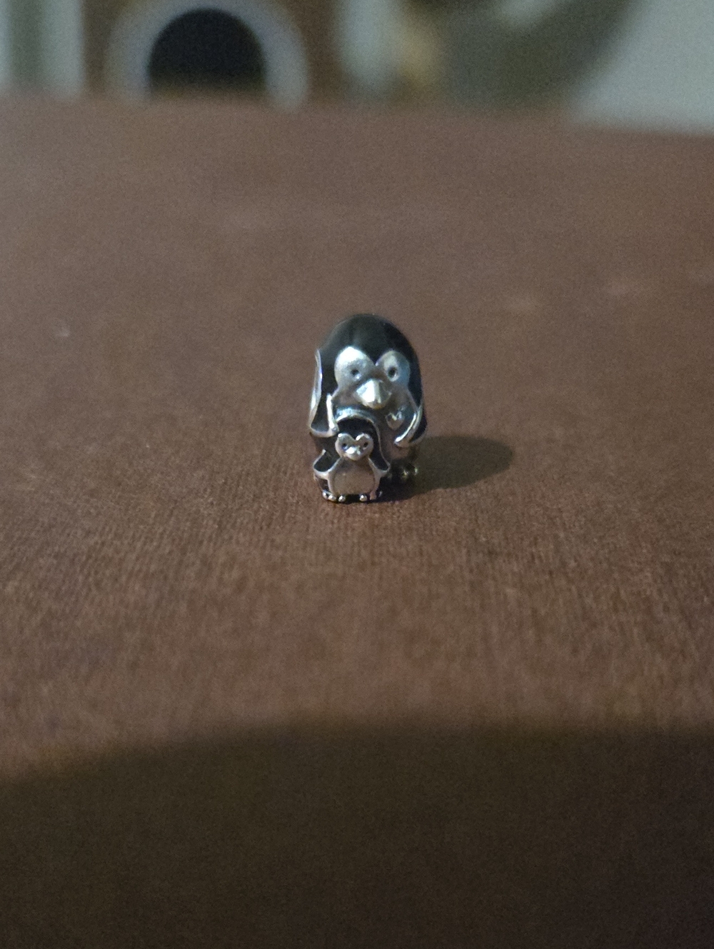 Retired Pandora 925 Sterling Silver Penguin Family Charm 791404en60